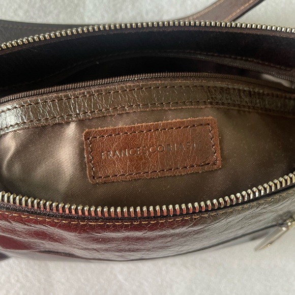 Francesco Biasia Beautiful Brown Leather Handbag - Picture 4 of 8